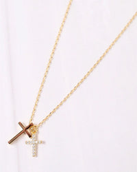 Francia Cross Necklace