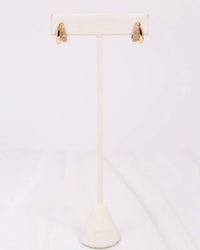 Gambon CZ Hoop Earring