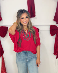 Festive all the Way Blouse