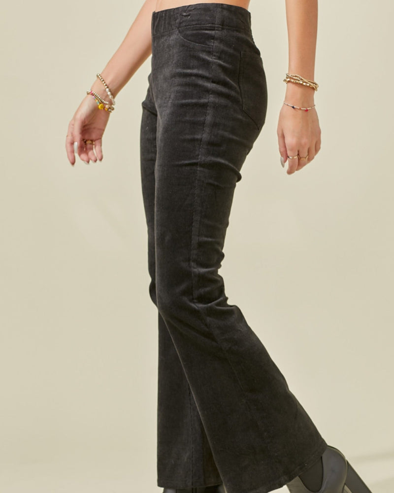 Nearly Famous Flare Corduroy Pants – B Bronzed Boutique