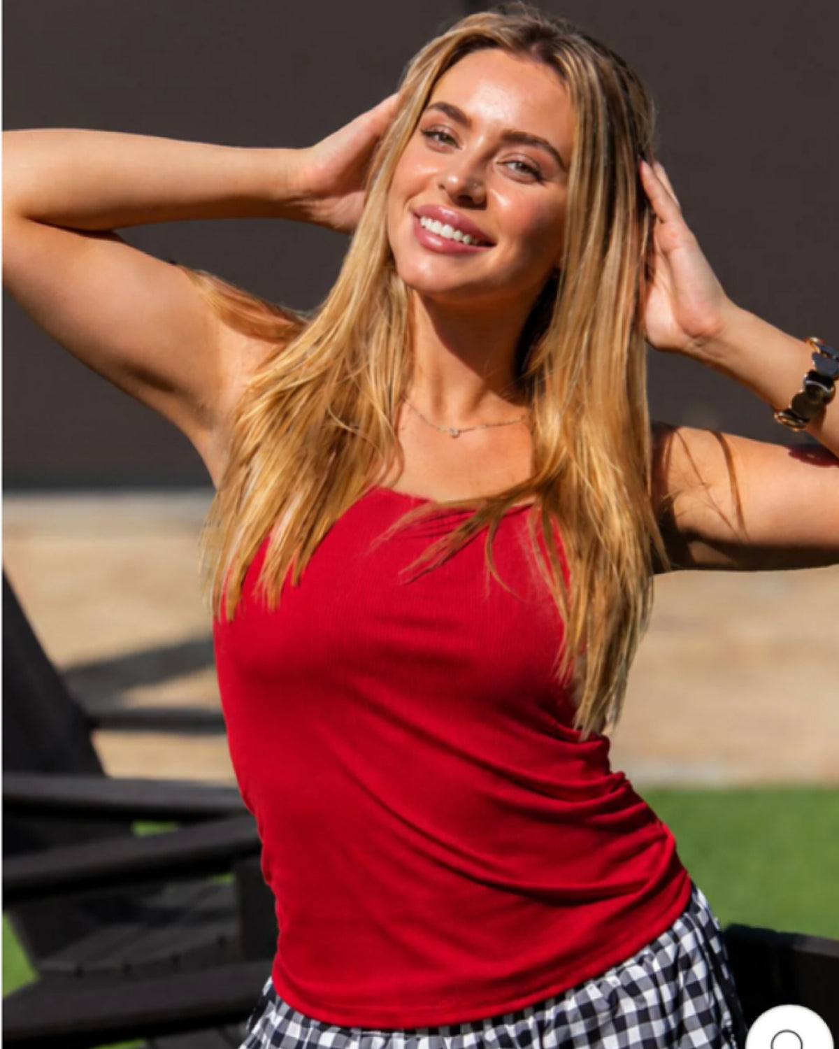 Bella Square Neck Rib Tank