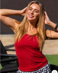Bella Square Neck Rib Tank