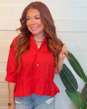 Esperanza Button down Top