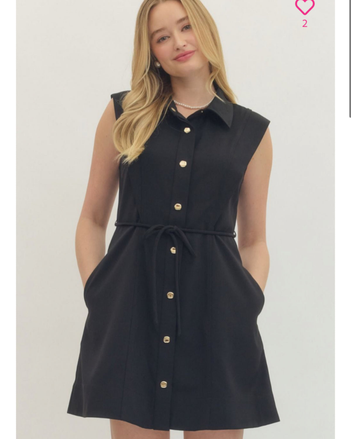 Feminine Fresh Dress in Black