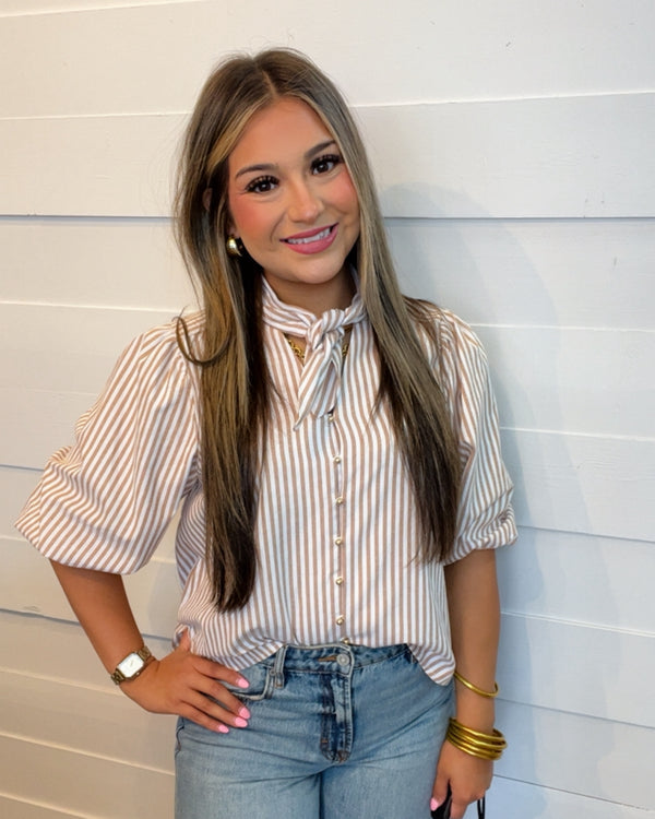 Brunch at the Albert Ivory Blouse
