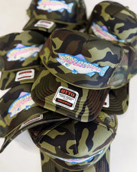 Trout Camo Foam Trucker Hat