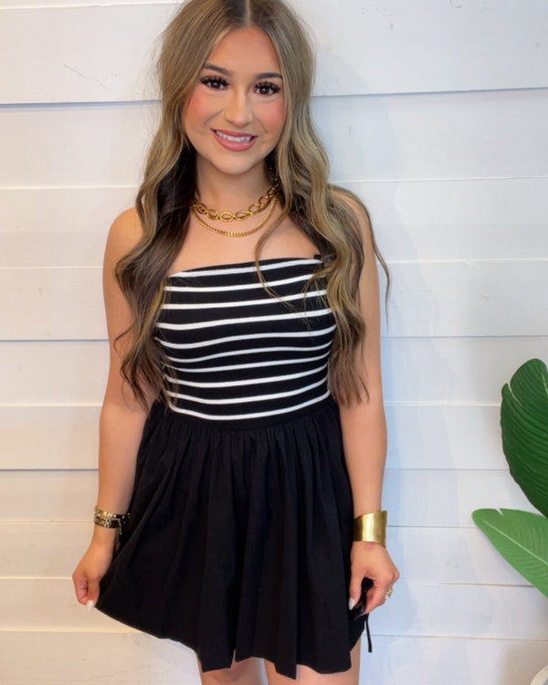 Downtown Darling Stripe Dress