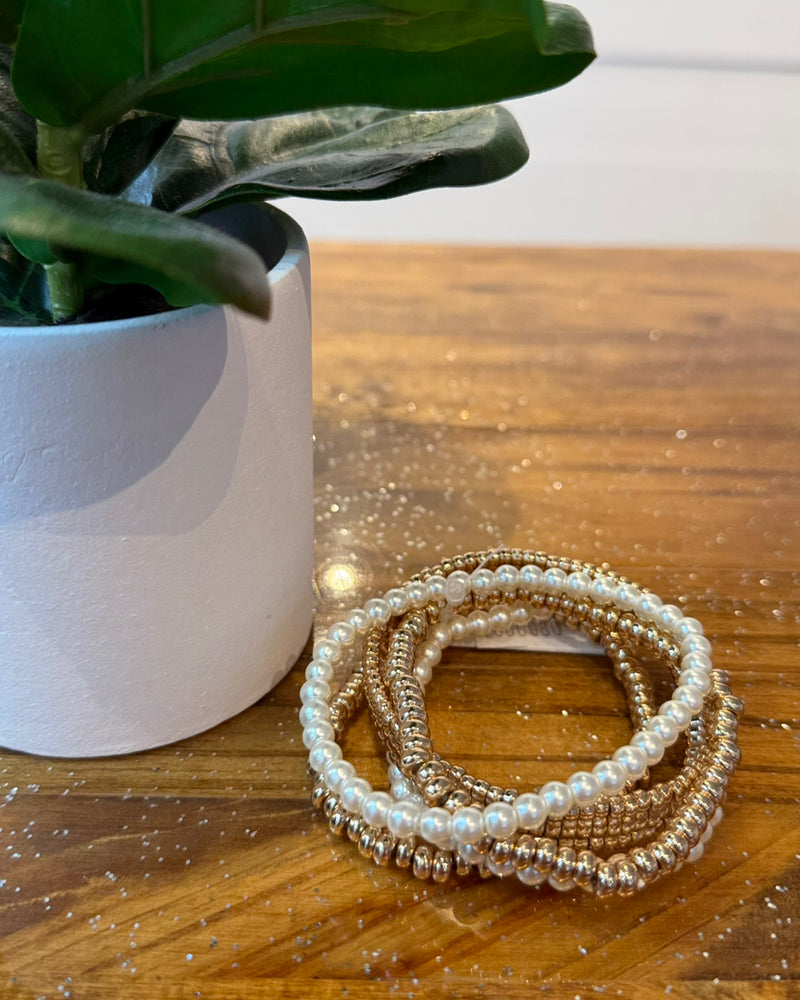 Pearl Bangle Set