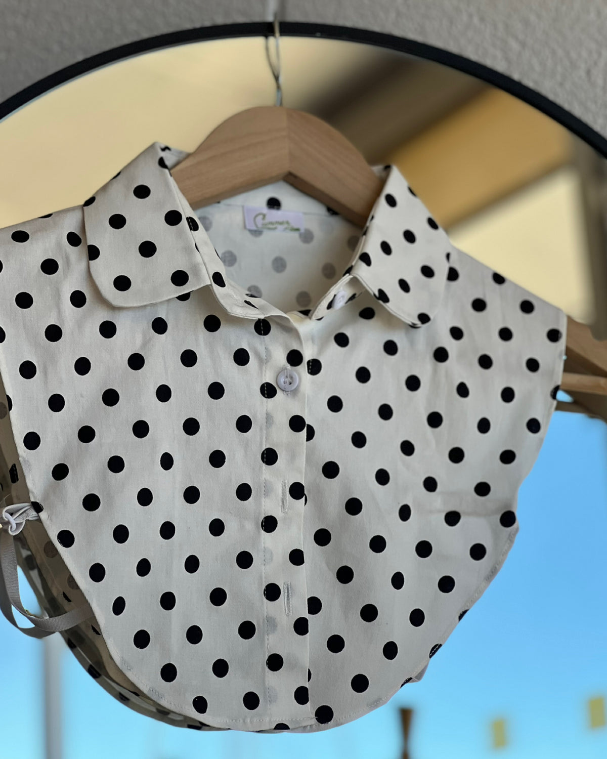 Corporate Collar Attachment/ Polka-dots