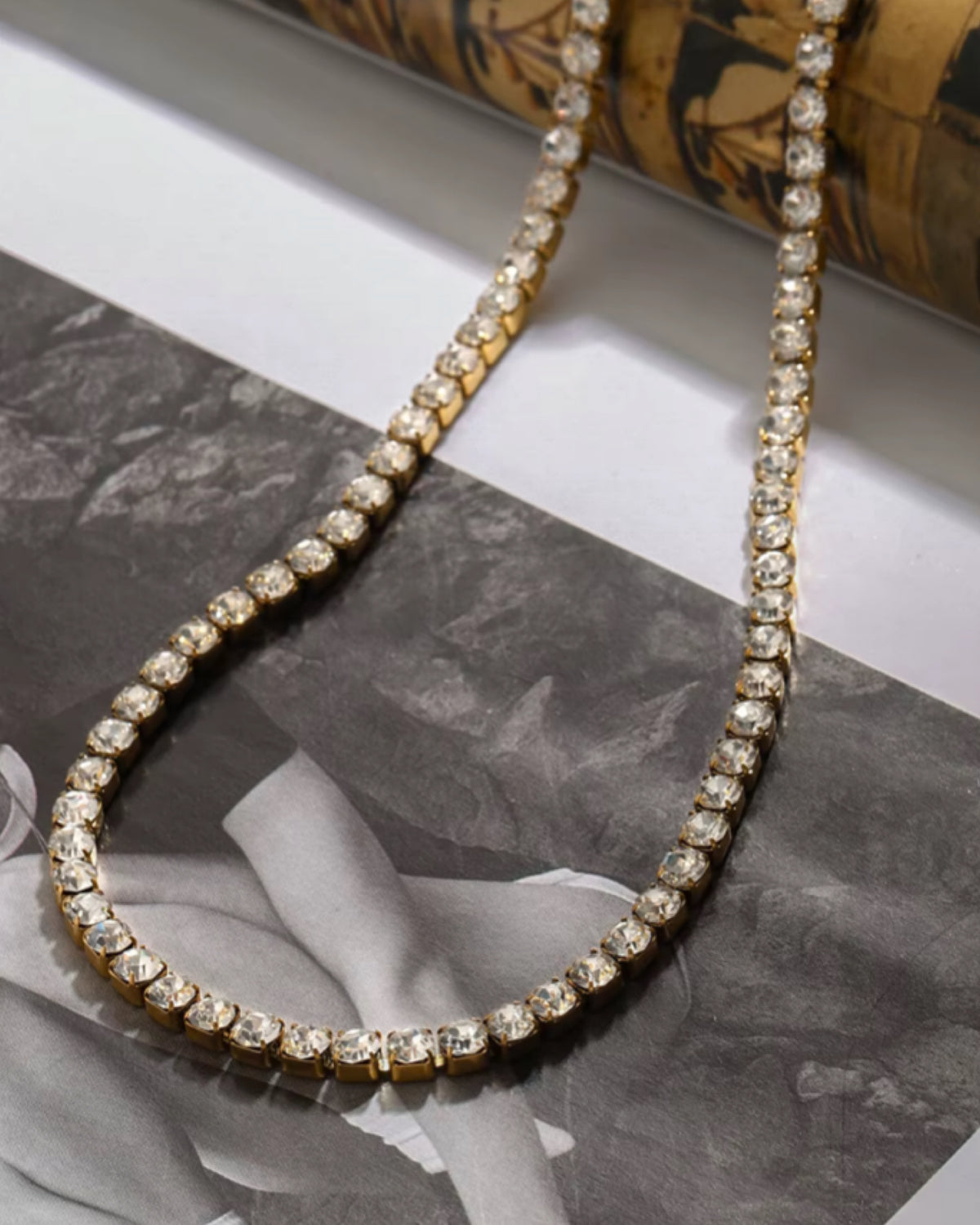 Luxe Adjustable Tennis Necklace