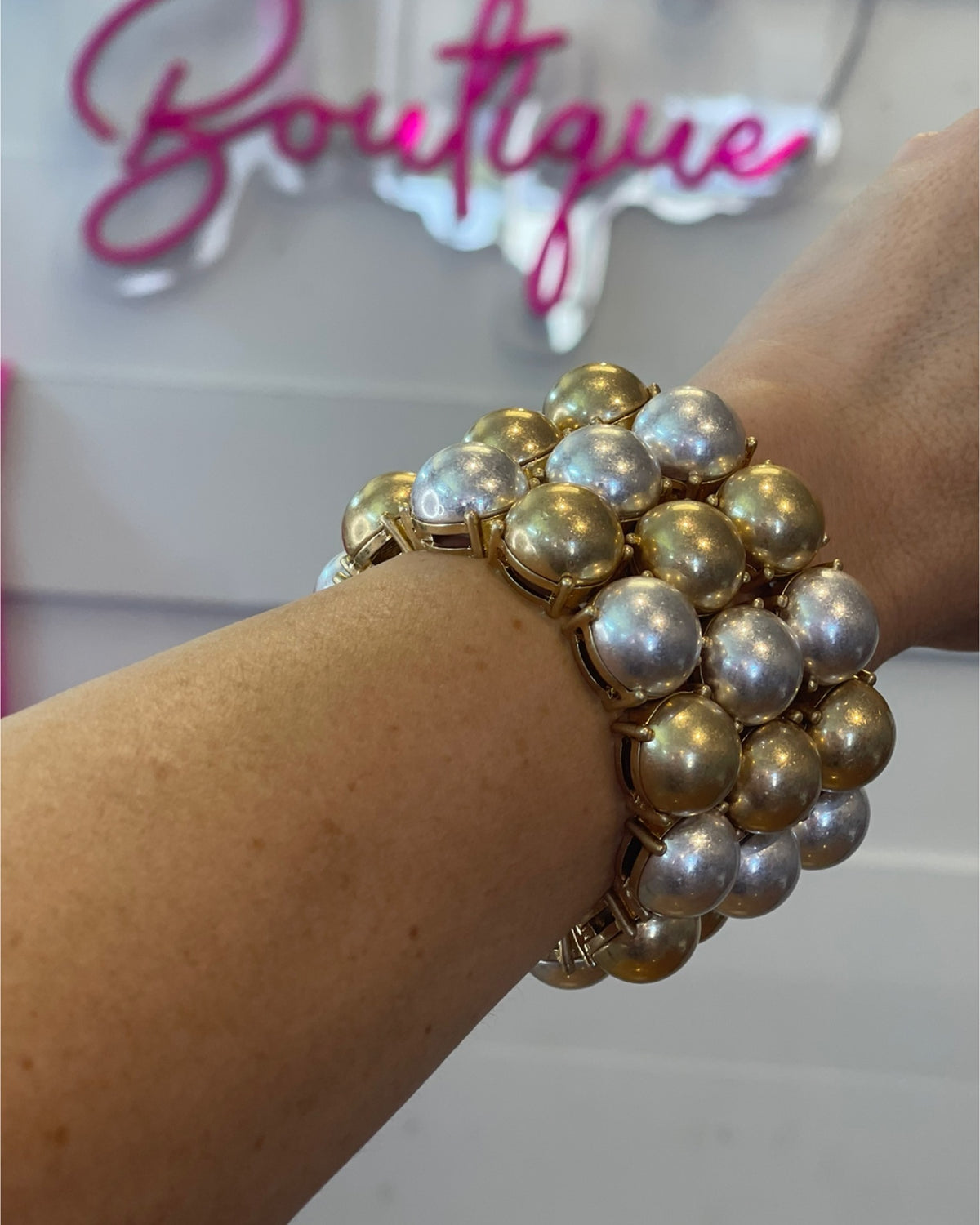 Luxe Matte Bead Bracelet