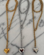 XL Wrap Around Gold Heart Necklace