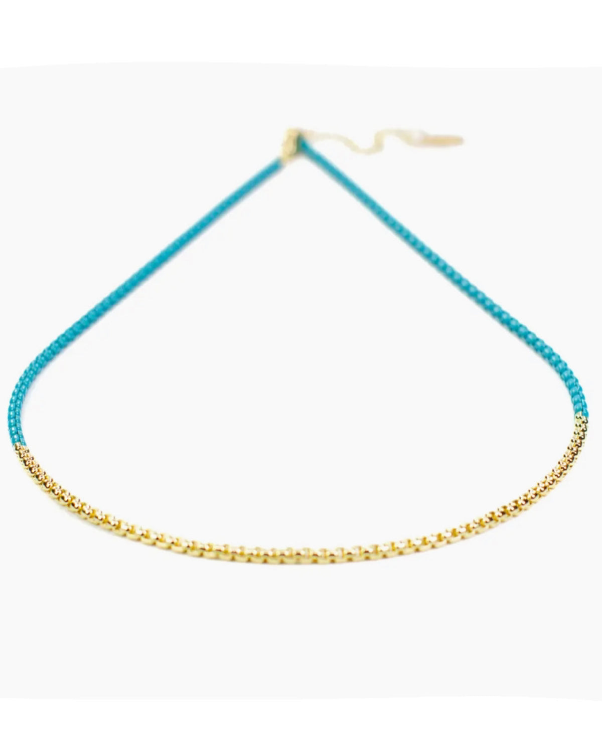 Enamel Color Snake Chain & Gold