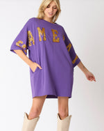 GAMEDAY Sequins Tee Dress