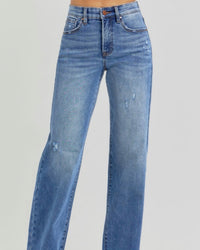 Tummy Control Elastic Band High Rise Jeans
