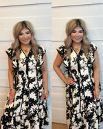 Botanical Garden Oasis Midi Dress