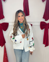 Holiday Lights Sweater Cardigan