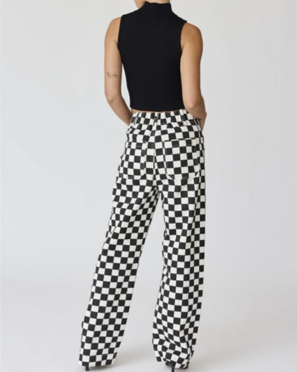 Demi Checkered Bottoms