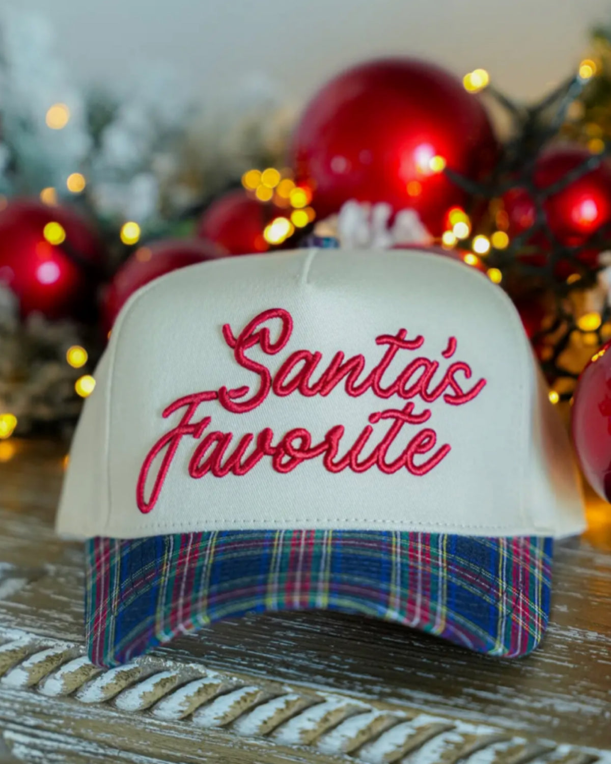 SANTA'S FAVORITE CANVAS hat
