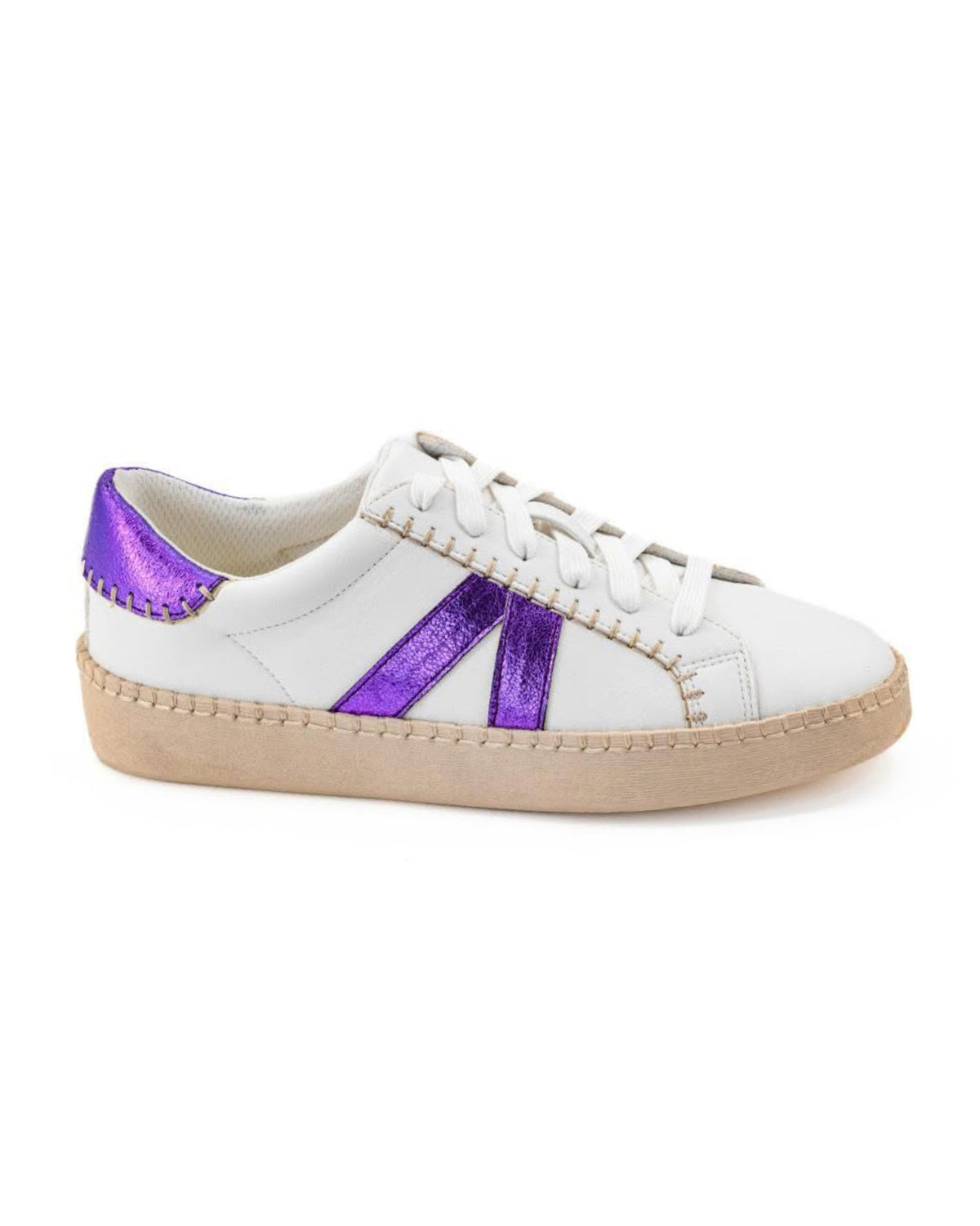 Game Zone White & Purple Sneaker