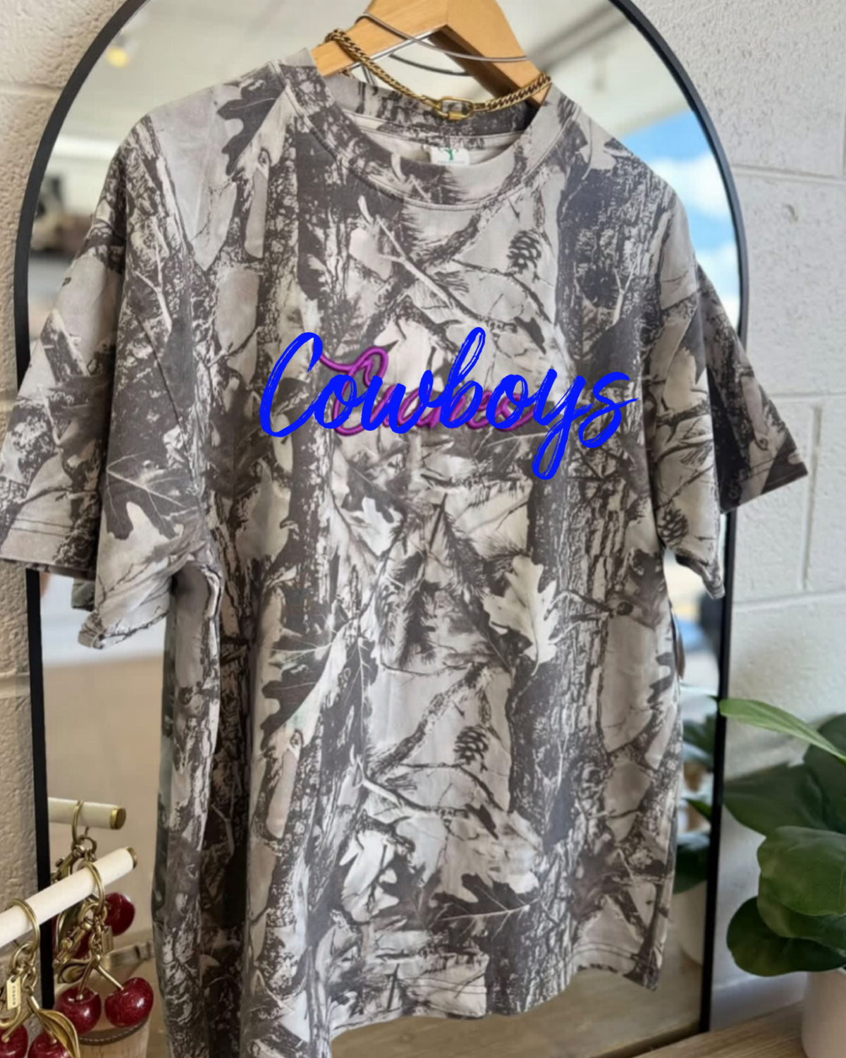 Preorder— COWBOYS camo tee
