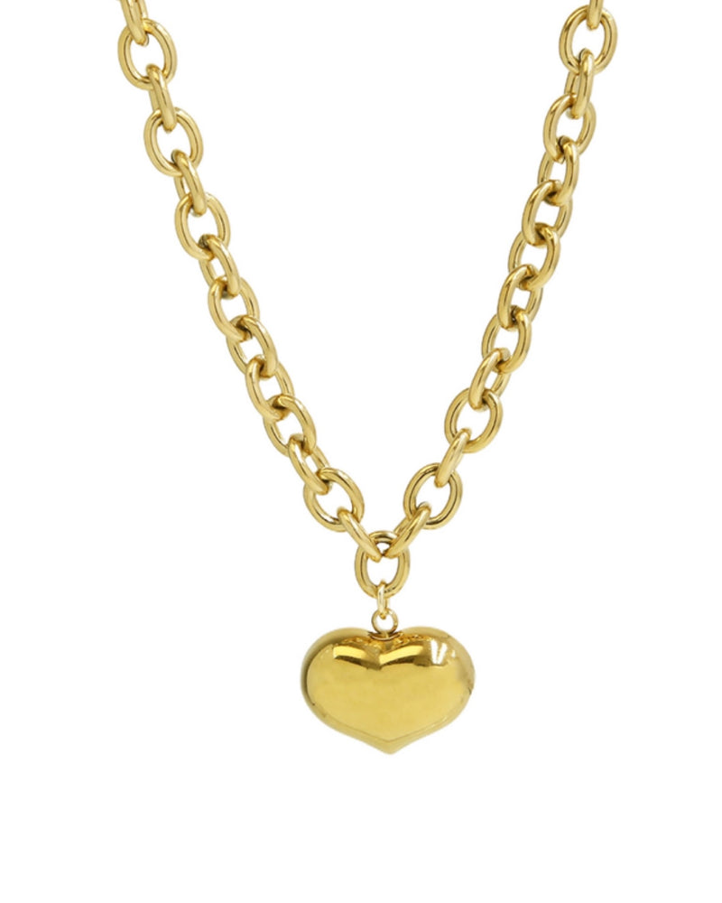 Forever Love Chunky Heart Chain