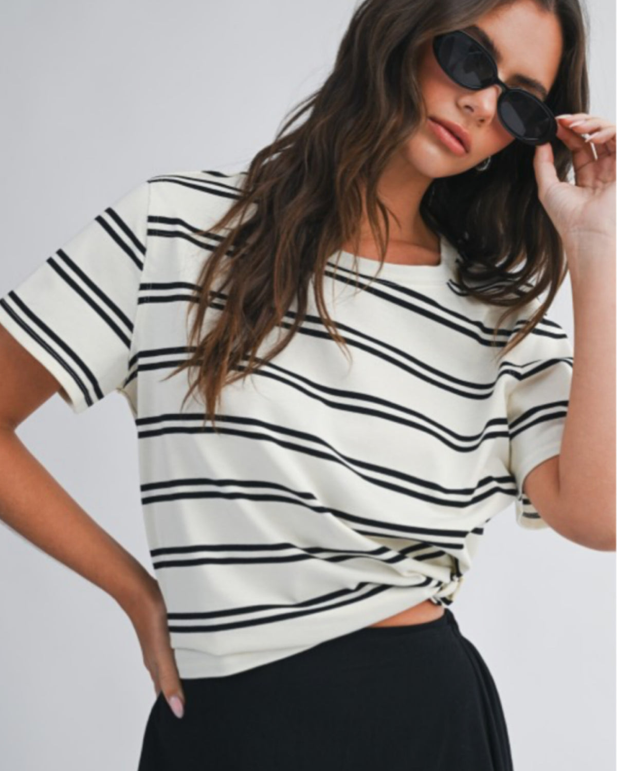 Playful Evenings Stripe tee
