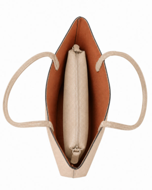 Brooke's Reversible Shoulder Bag in CHOCOLATE