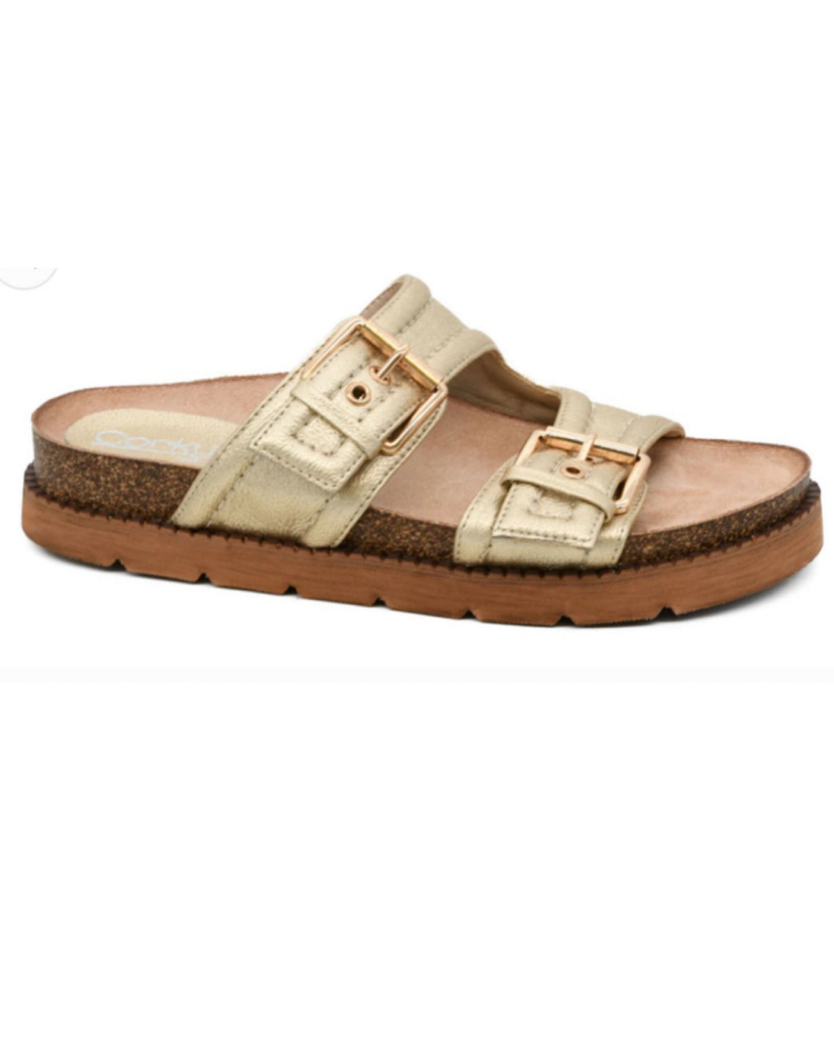 Conceited CORKY'S Slide in Gold