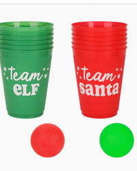 Holiday Cup Toss Game set