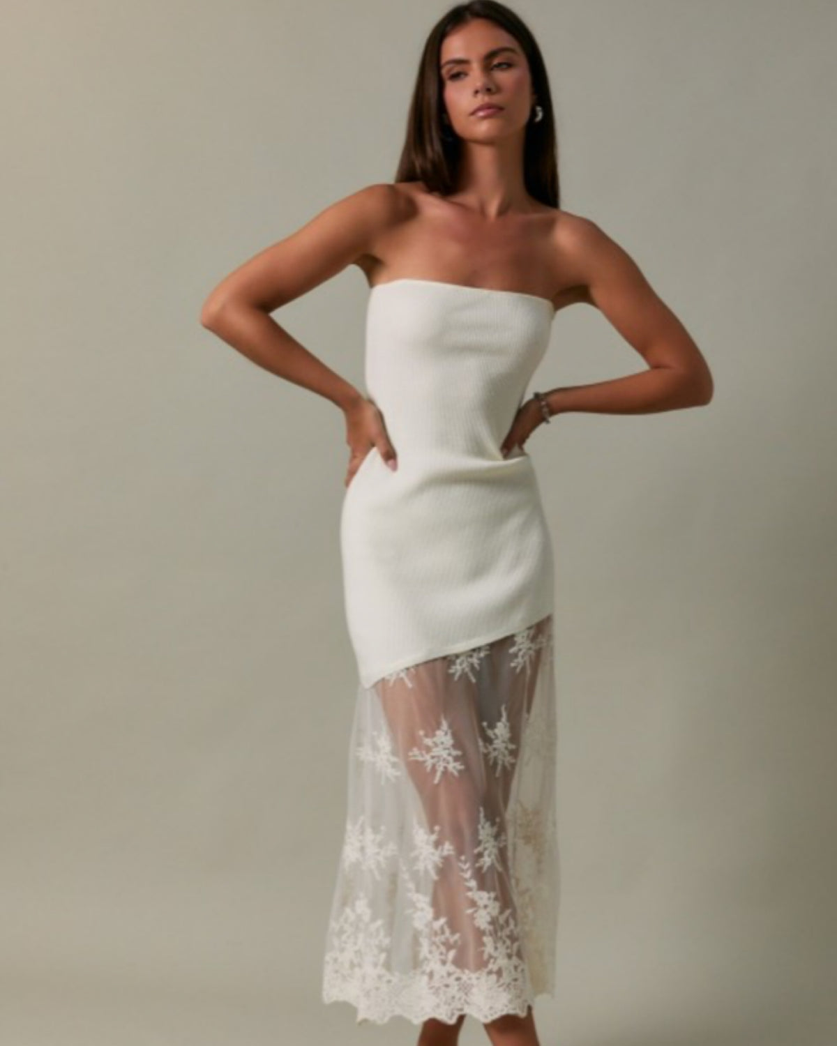 Painted You Pretty Dress in IVORY