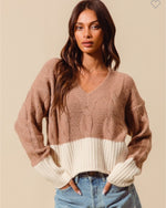 Latte Date Crop Sweater