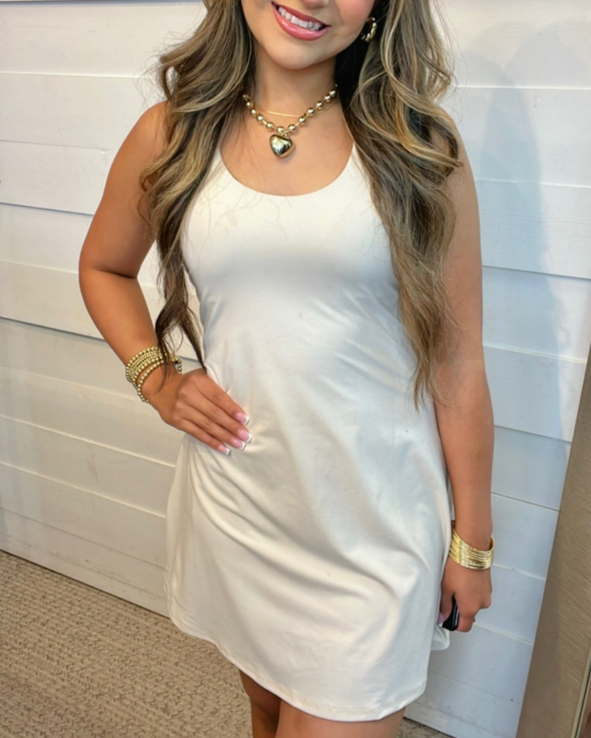 Casually Yours Athletic Romper Dress