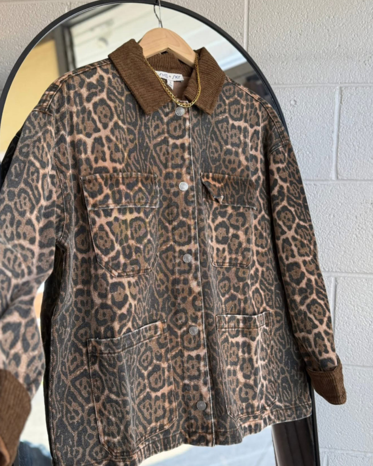 Everyday Worker Leopard Barn Jacket