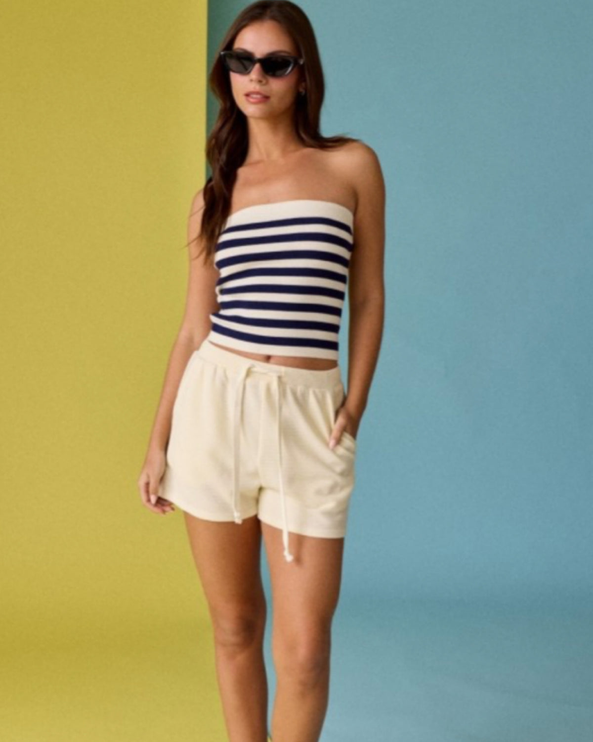 Summer Nights Stripped Tube Top