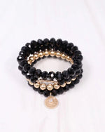 Grantham Bracelet Set in Black