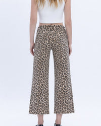 Olivia Leopard Denim Jeans