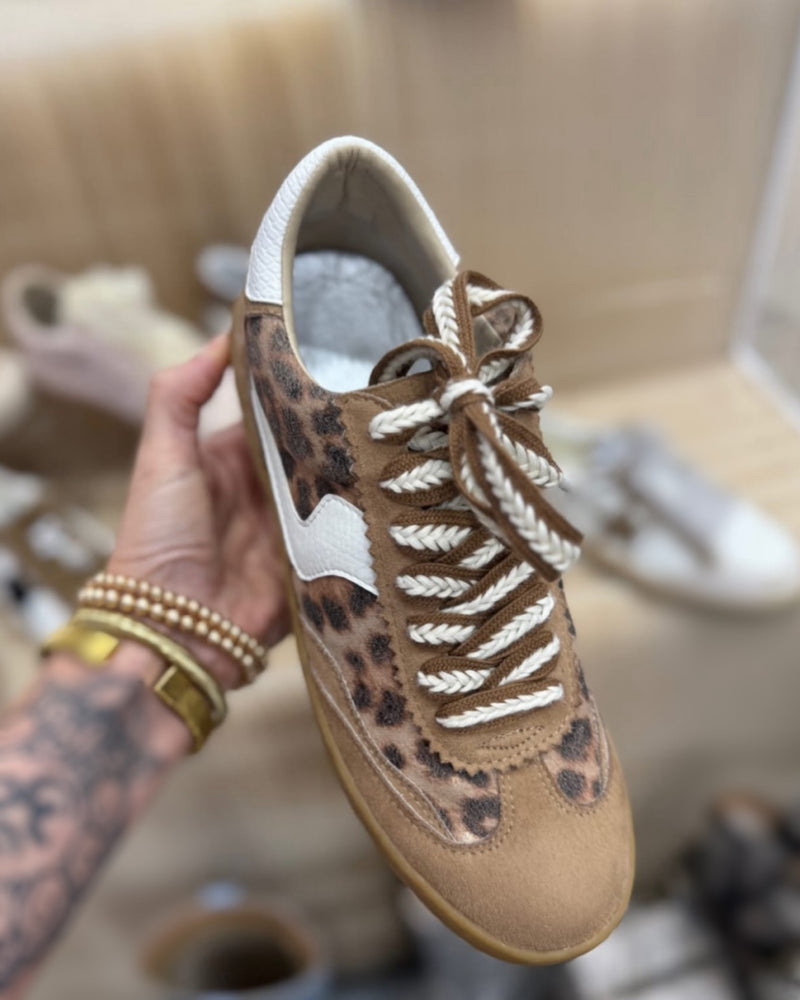 Destiny Coffee Leopard Sneaker