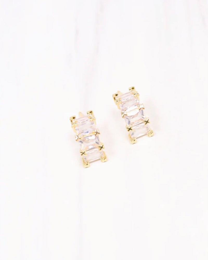 Woodley CZ Earring