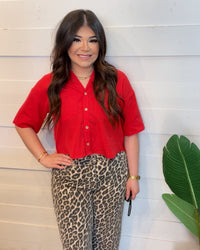 Office Casual Collard Short Sleeve