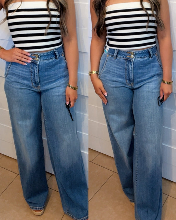 Trouser Style High Waist Judy Blue Jeans