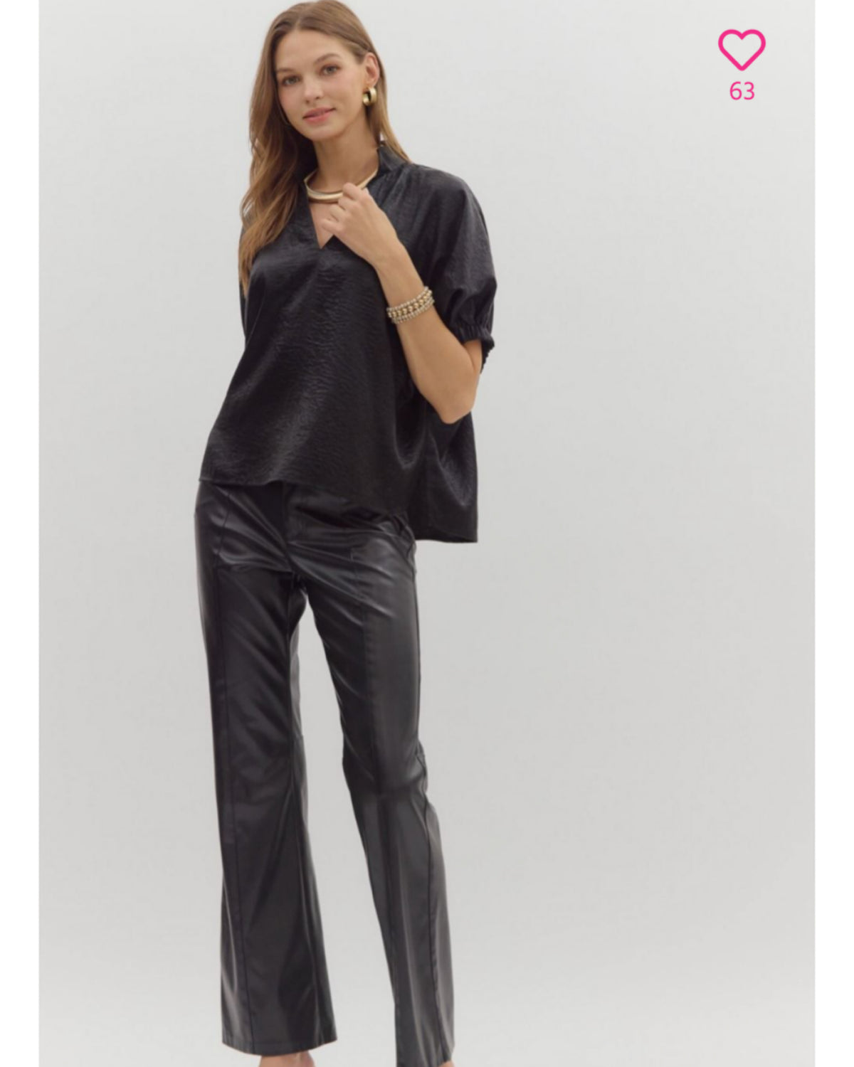 Toast to the Night Metallic Blouse