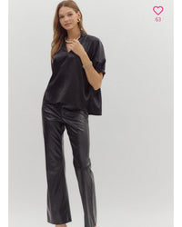 Toast to the Night Metallic Blouse