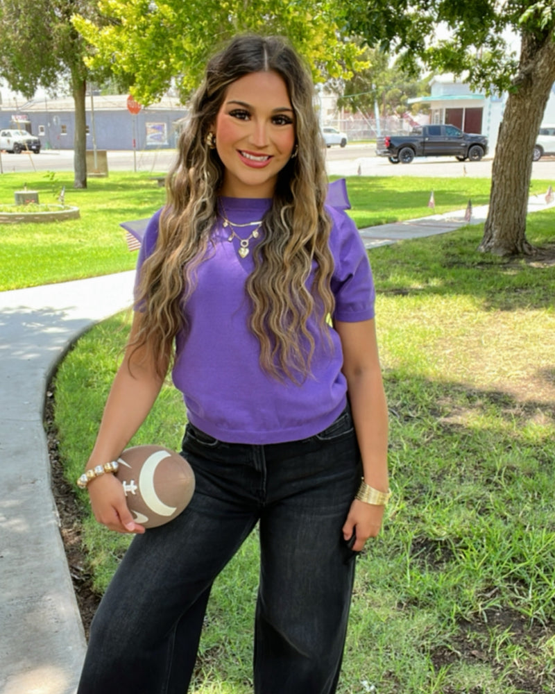 Cutie Top In Team Purple