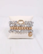 Grantham Bracelet Set in Silver