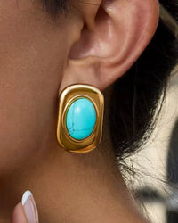 She's from Texas Turquoise Earring