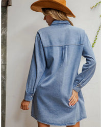 Waisted Nights Denim Dress