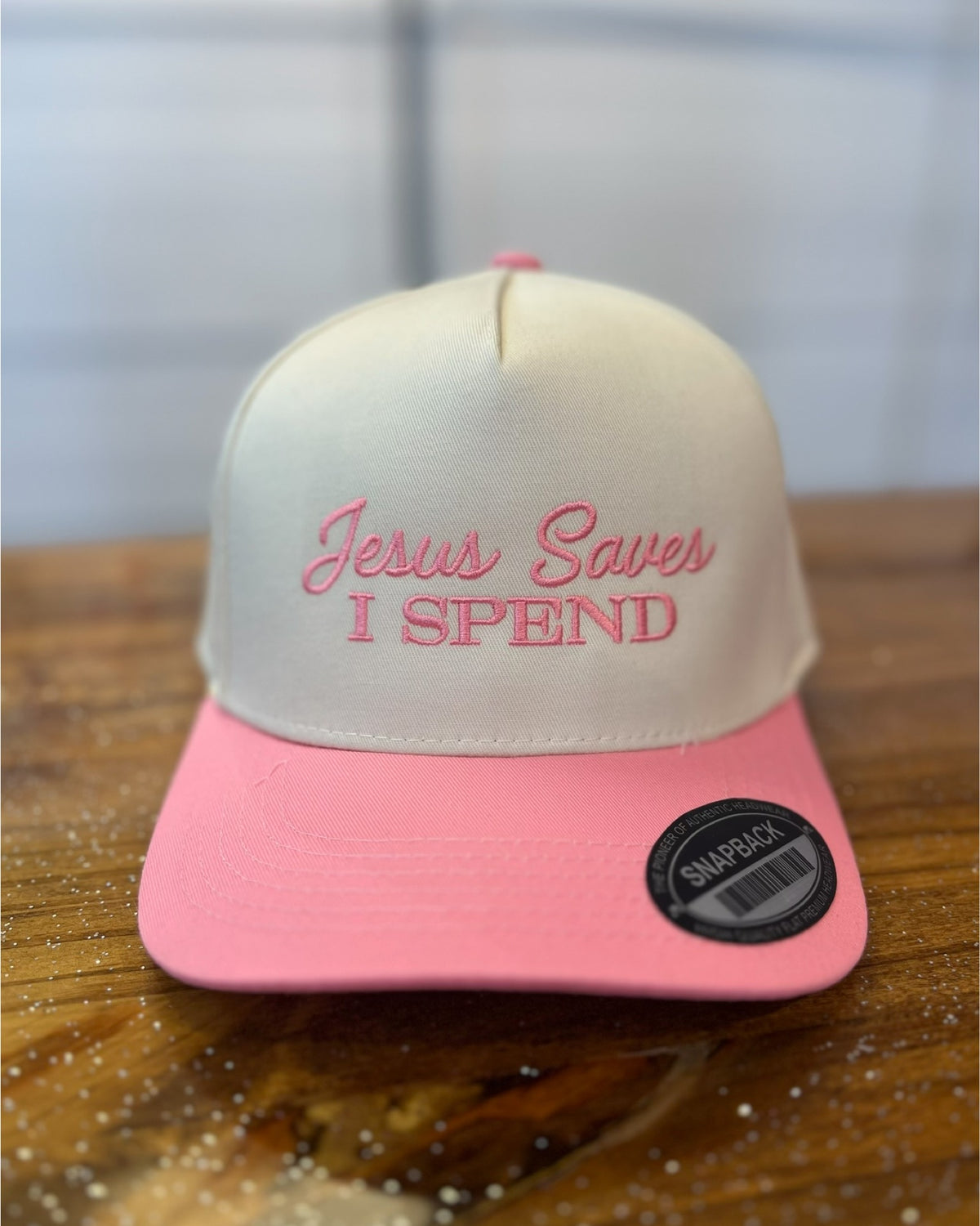 Jesus Saves I Spend Trucker Hat