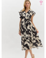 Botanical Garden Oasis Midi Dress