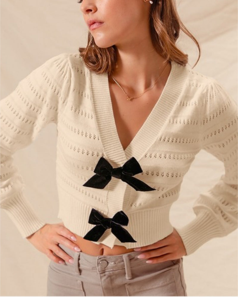 Falling for you Sweater Cardigan